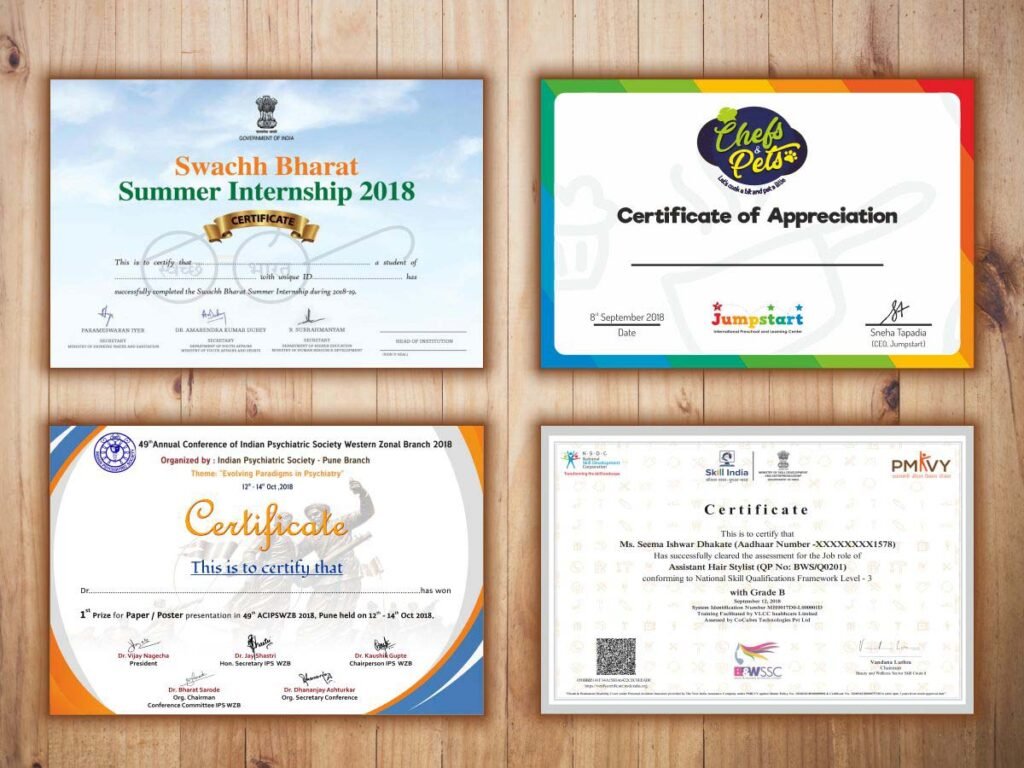 Certificate Printing Altrincham